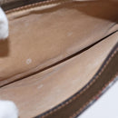 GUCCI GG Supreme Web Sherry Line Shoulder Bag PVC Beige 378 001 4085 Auth 150126-22