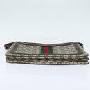 GUCCI GG Supreme Web Sherry Line Shoulder Bag PVC Beige 378 001 4085 Auth 150126-5