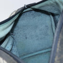 GUCCI GG Supreme Sherry Line Boston Bag PVC Navy Gold Red Auth 150128-20