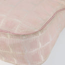 CHANEL New Travel line Shoulder Bag Nylon Pink Gold CC Auth 150130-8