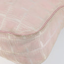 CHANEL New Travel line Shoulder Bag Nylon Pink Gold CC Auth 150130-16