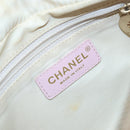 CHANEL New Travel line Shoulder Bag Nylon Pink Gold CC Auth 150130-18