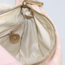 CHANEL New Travel line Shoulder Bag Nylon Pink Gold CC Auth 150130-19