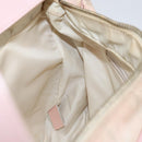 CHANEL New Travel line Shoulder Bag Nylon Pink Gold CC Auth 150130-20