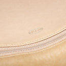CHANEL Matelasse Chain Shoulder Bag Lamb Skin Beige Gold CC Auth 150131-19