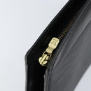 LOUIS VUITTON Epi Trousse Crete Pouch Black M48402 LV Auth 150132-9