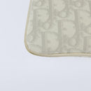 Christian Dior Trotter Canvas Romantic Shoulder Bag PVC Ivory Silver Auth 150134-15