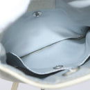 Christian Dior Trotter Canvas Romantic Shoulder Bag PVC Ivory Silver Auth 150134-11