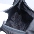 PRADA Hand Bag Nylon Black Silver Auth 150135-20