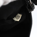 PRADA Hand Bag Nylon Black Silver Auth 150135-13