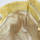 PRADA Tote Bag Nylon Yellow Gold Auth 150138-18