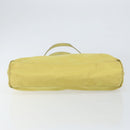 PRADA Tote Bag Nylon Yellow Gold Auth 150138-5
