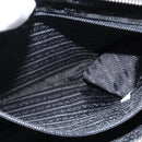 PRADA Tote Bag Leather White Silver Auth 150139-21