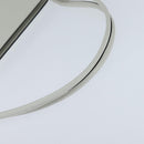 PRADA Tote Bag Leather White Silver Auth 150139-7