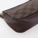 LOUIS VUITTON Damier Ebene Trousse Makeup Pouch N51982 LV Auth 150145-14