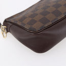 LOUIS VUITTON Damier Ebene Trousse Makeup Pouch N51982 LV Auth 150145-16