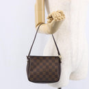LOUIS VUITTON Damier Ebene Trousse Makeup Pouch N51982 LV Auth 150145-21