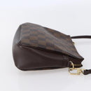 LOUIS VUITTON Damier Ebene Trousse Makeup Pouch N51982 LV Auth 150145-4