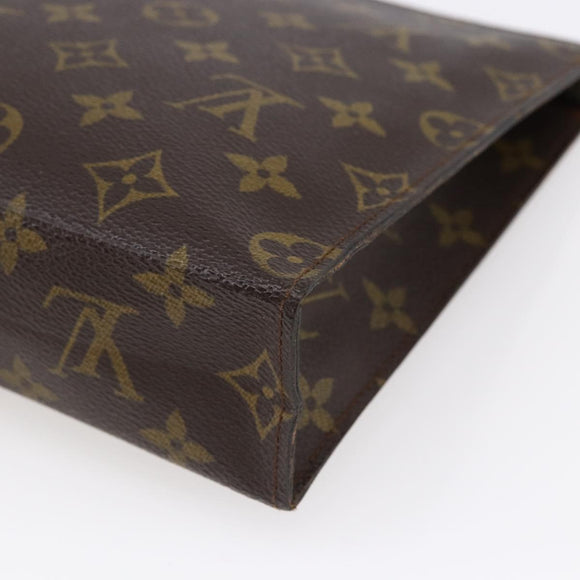 LOUIS VUITTON Monogram Poche Toilette 26 Pouch M47542 LV Auth 150150