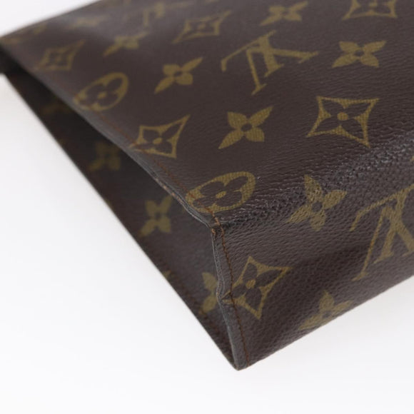 LOUIS VUITTON Monogram Poche Toilette 26 Pouch M47542 LV Auth 150150