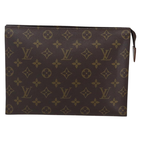 LOUIS VUITTON Monogram Poche Toilette 26 Pouch M47542 LV Auth 150150