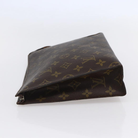 LOUIS VUITTON Monogram Poche Toilette 26 Pouch M47542 LV Auth 150150