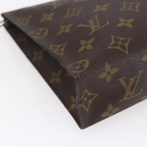 LOUIS VUITTON Monogram Poche Toilette 26 Pouch M47542 LV Auth 150150