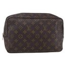 LOUIS VUITTON Monogram Trousse Toilette 28 Clutch Bag M47522 LV Auth 150154-1