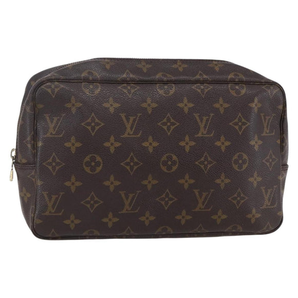 LOUIS VUITTON Monogram Trousse Toilette 28 Clutch Bag M47522 LV Auth 150154