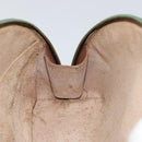 LOUIS VUITTON Monogram Trousse Demi Ronde Cosmetic Pouch M47520 LV Auth 150155-17