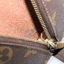 LOUIS VUITTON Monogram Trousse Demi Ronde Cosmetic Pouch M47520 LV Auth 150155-12