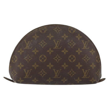 LOUIS VUITTON Monogram Trousse Demi Ronde Cosmetic Pouch M47520 LV Auth 150155 - 0