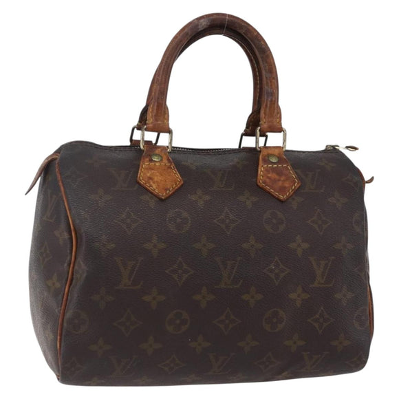 LOUIS VUITTON Monogram Speedy 25 Hand Bag M41528 LV Auth 150169