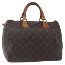 LOUIS VUITTON Monogram Speedy 30 Hand Bag M41526 LV Auth 150170-1