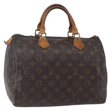 LOUIS VUITTON Monogram Speedy 30 Hand Bag M41526 LV Auth 150170