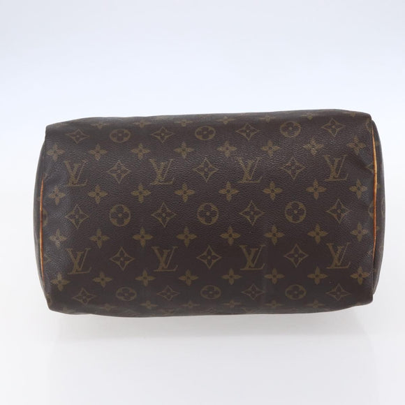 LOUIS VUITTON Monogram Speedy 30 Hand Bag M41526 LV Auth 150170