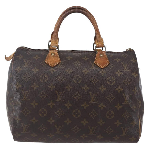 LOUIS VUITTON Monogram Speedy 30 Hand Bag M41526 LV Auth 150170