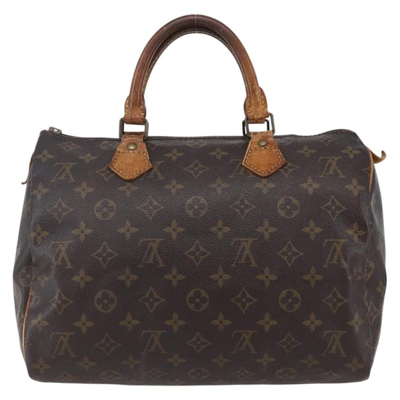 LOUIS VUITTON Monogram Speedy 30 Hand Bag M41526 LV Auth 150170