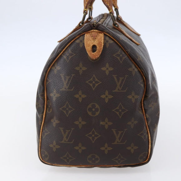 LOUIS VUITTON Monogram Speedy 30 Hand Bag M41526 LV Auth 150170