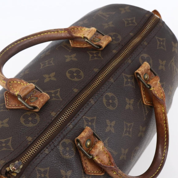 LOUIS VUITTON Monogram Speedy 30 Hand Bag M41526 LV Auth 150170