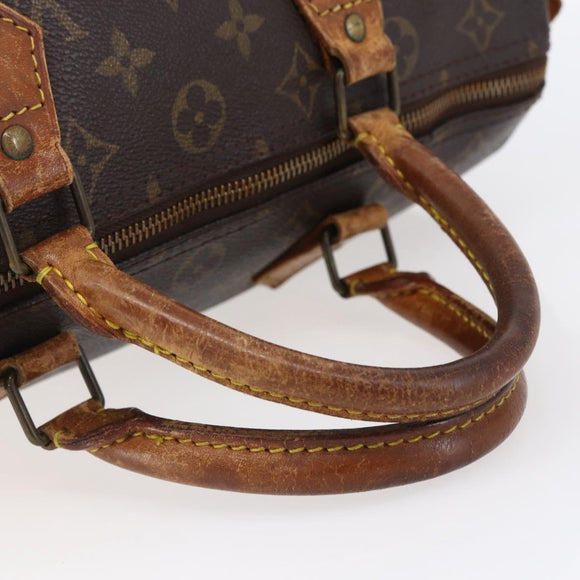 LOUIS VUITTON Monogram Speedy 30 Hand Bag M41526 LV Auth 150170