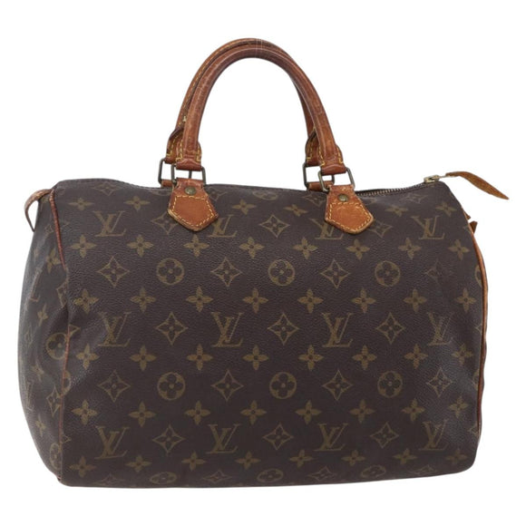 LOUIS VUITTON Monogram Speedy 30 Hand Bag M41526 LV Auth 150174
