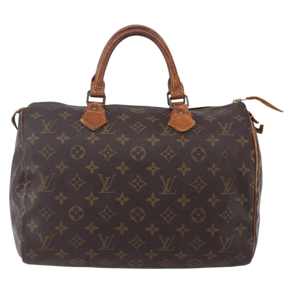 LOUIS VUITTON Monogram Speedy 30 Hand Bag M41526 LV Auth 150174