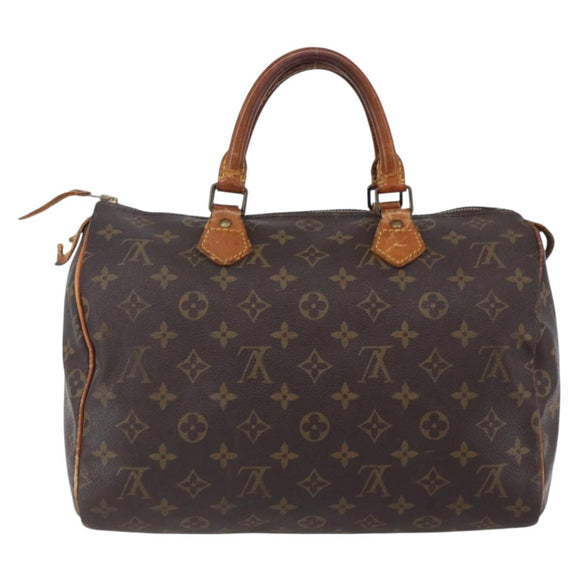 LOUIS VUITTON Monogram Speedy 30 Hand Bag M41526 LV Auth 150174