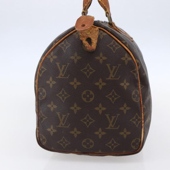 LOUIS VUITTON Monogram Speedy 30 Hand Bag M41526 LV Auth 150174