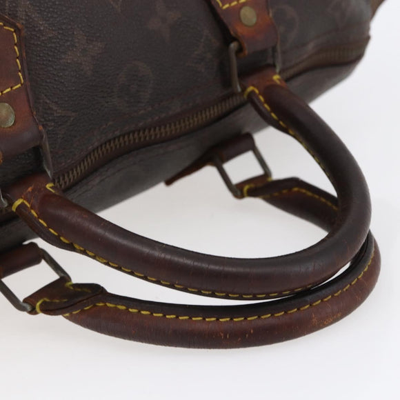 LOUIS VUITTON Monogram Speedy 30 Hand Bag M41526 LV Auth 150175