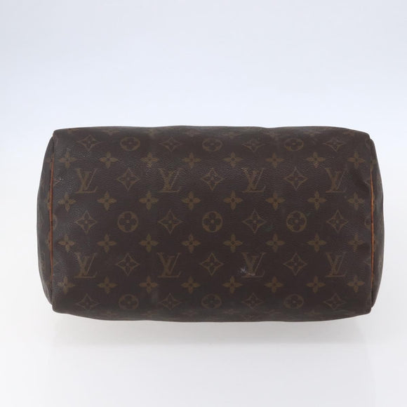 LOUIS VUITTON Monogram Speedy 30 Hand Bag M41526 LV Auth 150175