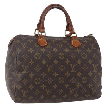 LOUIS VUITTON Monogram Speedy 30 Hand Bag M41526 LV Auth 150176
