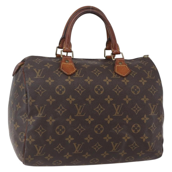 LOUIS VUITTON Monogram Speedy 30 Hand Bag M41526 LV Auth 150176