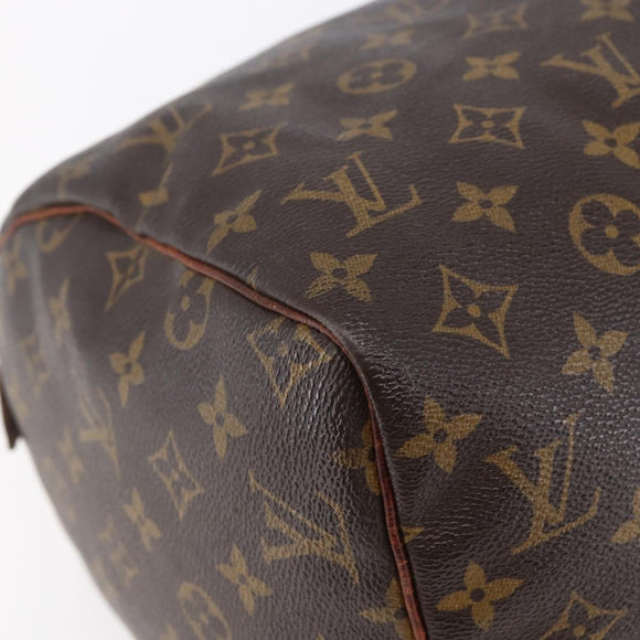 LOUIS VUITTON Monogram Speedy 30 Hand Bag M41526 LV Auth 150176